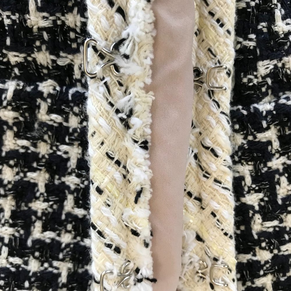 Rebecca Taylor Graphic Tweed Plaid Jacket NWOT - Picture 8 of 8